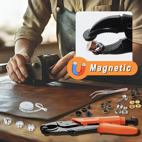 Heavy Duty Canvas Snap Kit With 465 Pcs Boat Cover Snaps 15mm Marine Stainless Fasteners shown with tools in use