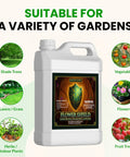 Flower Shield Plant Care Spray Do It All For Routine Foliar Application And Maintenance Naturally Derived Oil Based Formula For Indoor And Outdoor Plants 32 Ounce Great For Home Growers, bottle shown with gardens icons