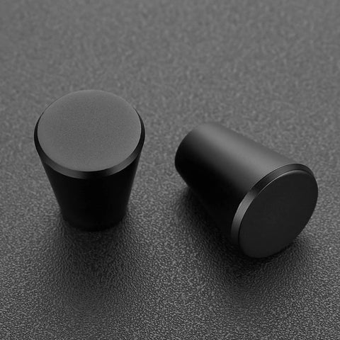 Matte Black Kitchen Cabinet Knobs 10 Pack 3/4 Inch Round Drawer Pulls For Cabinets Dresser And Doors Easy Upgrade For Any Room Euro Style Hardware With Smooth Finish Durable Handles For Daily Use