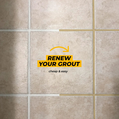 Warm Beige Tile Grout Repair Kit With Premixed Sanded Grout For Bathrooms Showers And Kitchens, tile before and after repair