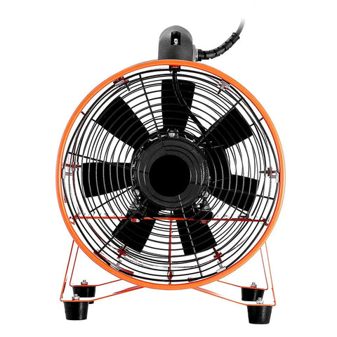 12 Inch Utility Blower Fan With 5 Meter Duct Hose Beast High Velocity 3300 RPM Air Circulator For Industrial Use Low Noise Portable Ventilator