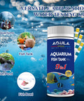 Top Shelf Aquarium Test Strips Checks Ph Ammonia Chlorine Hardness Alkalinity Nitrite Sulfate Copper Iron For Freshwater And Saltwater Fish Tank Water Clarity Kit in aquatic setting.