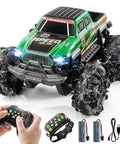 All Terrain Amphibious Remote Control Monster Truck For Kids Ages Six To Twelve With Spray And LED Lights Sick 360 Degree Flips