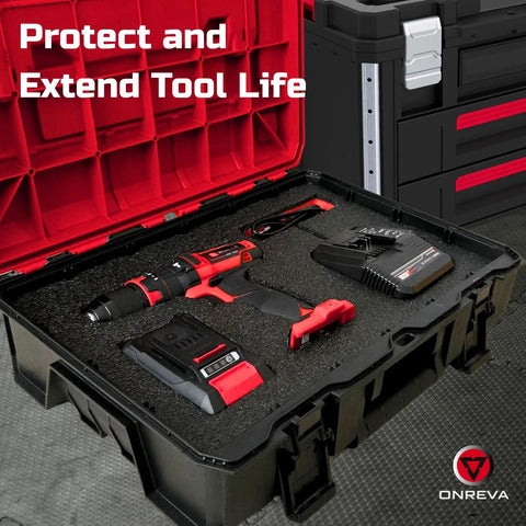 Cut The Clutter And Lock Down Your Toolbox With Heavy Duty Foam Organizers 22X18 Inch Pack Of 3 High Density Polyethylene Kaizen Sheets For Custom Shadow Board Storage That Keeps Your Pro Gear Tight