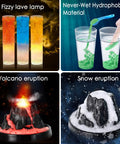 Totally 110 Plus Science Experiments Kit For Kids with volcano eruption, fizzy lava lamp, hydrophobic material, snow eruption
