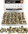 Rivet nut assortment kit in plastic case, 830pcs galvanized carbon steel rivet nuts SAE/Metric
