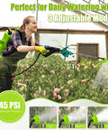 Cordless Backpack Sprayer 3 Gallon With Digital Display And Adjustable Pressures Electric Pump Sprayer in garden use