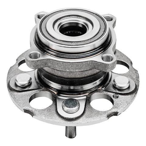 Rear Wheel Bearing Hub Assembly Set For Honda CR-V 4WD 2007-2011 And Acura RDX AWD 2007-2012 And 2016-2018 AWD, 5 Lug, ABS Encoder, Bolt-On