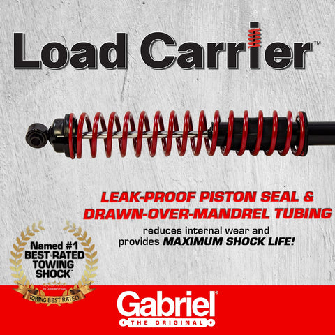 Rear Towing Load Carrier With Heavy Duty Shock Absorbers For Chevy Silverado 1500, product details, and brand Gabriel logo.