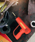 Portable 70W Plastic Welding Kit with Handheld Design and 110V US Plug on workbench for metal and plastic repairs