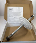 Air Filter Cleaner Kit For 1.5 To 4 Inch ID Filters With Rotating Nozzle System, Includes 12-Inch Shaft, in open box with instructions