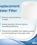 10 Pack Top Fill Humidifier Replacement Filters For Classic160 Dual150 Dual200S Classic300S LV600S OasisMist450S Superior6000S in packaging
