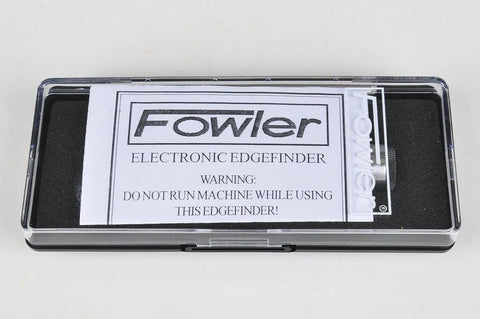 Packaging of Audible Edge Finder 0.400 In Spring Loaded Ball Tip With Six Light Ports Beeps On Contact for metal edge detection.