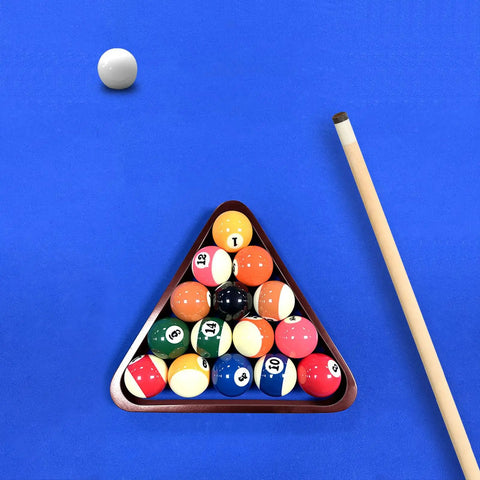 Solid Wood Pool Ball Triangle Rack For Standard Two And A Quarter Inch Billiard Balls Durable Pine Triangle Holder For Pool Table