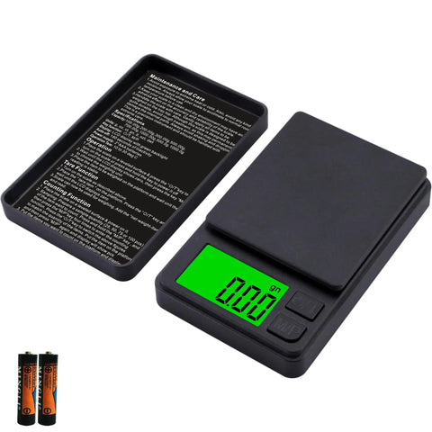 Pocket Scale 1000g x 0.01g Digital Gram Scale For Jewelry, Grab And Go Kitchen And Food Prep, Mini Scale With Backlit LCD