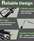 Beefy Heavy Duty Pneumatic Oil Dispensing Gun With Digital Flow Meter features and design details