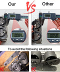Comparison of Tough As Nails Replacement Rocker Recliner Springs Side Mount Build measuring 0.084 inches and 0.058 inches.
