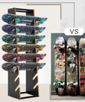 Wooden Skateboard Rack Floor Stand 8 Layer Display Organizer For Storage Of Decks Longboards Standard And Mini Cruiser