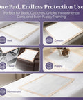 Heavy Duty Disposable Underpads 200 Count 30 X 36 Inches Ultra Absorbent Bed Pads for Incontinence on various surfaces.