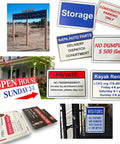 Various Custom Metal Sign For Outdoors And Indoors Personalize Your Home Office Or Biz Door Porch Delivery Man Cave Garage Shop Street 10x7 UV Printed Aluminum Durable Weatherproof Wall Decor in diverse designs.