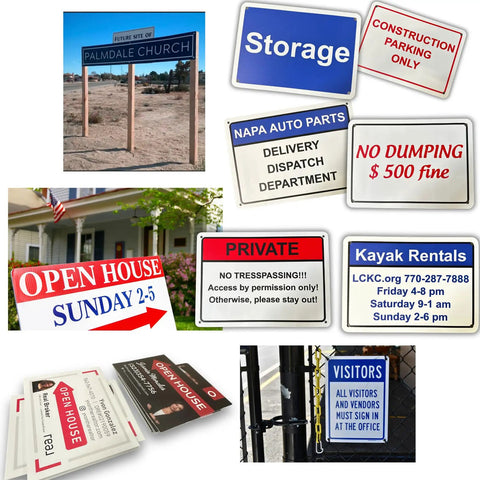 Various Custom Metal Sign For Outdoors And Indoors Personalize Your Home Office Or Biz Door Porch Delivery Man Cave Garage Shop Street 10x7 UV Printed Aluminum Durable Weatherproof Wall Decor in diverse designs.