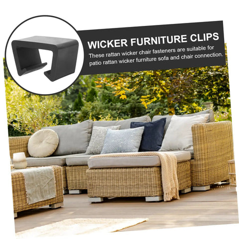 Super Practical Outdoor Patio Furniture Clips and wicker sectional in garden