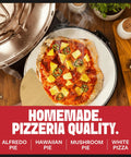 Indoor Electric Pizza Oven With Ceramic Stone For Crispy Crust Pizza Fast Home Pies In Under Six Minutes On A Countertop