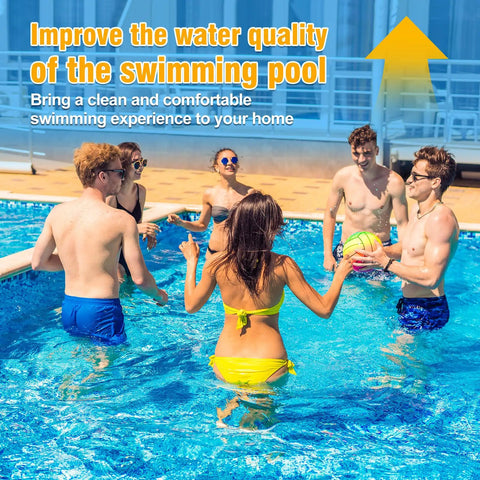 Group enjoying a pool, highlighting benefits of using Replacement Cell Kit For Nature2 Fusion Soft FSOFT1400 Compatible Electrolytic Cell