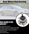 Rear Wheel Hub Bearing 52730F0000 Direct Fit Replacement For Kia Forte 2019 2020 2021 2022 2023 shown with vehicle in background