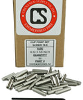 6-32 X 5/8 Inch Stainless Steel Socket Set Screws Cup Point With Hex Key Wrench, 50 Count, 18-8 Stainless, Corrosion Resistant