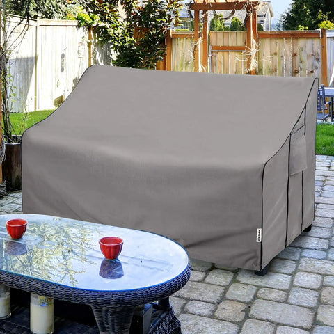 Outdoor Patio Furniture Cover Waterproof Built To Last 3 Seater Sofa Cover Fits Up To 79W X 38D X 35H Inches Weather Resistant 600D Oxford Fabric Benches Loveseats