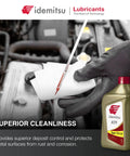 ATF Type TLS LV WS Automatic Transmission Fluid for Toyota Lexus Scion One Quart bottled next to dipstick test