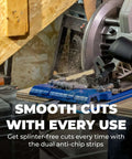 Kreg Accu-Cut circular saw track, blue guide rail for straight, cross, rip and angled cuts