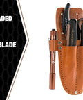 5 Piece Cable Splicing Kit with Spring Loaded Scissors LED Pen Light and Durable Leather Pouch Product Image
