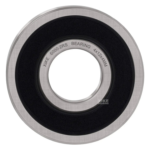 4 Pcs 6000-2RS Deep Groove Ball Bearings With Double Rubber Seals 10x26x8mm Pre-Lubricated For Smooth, Stable Performance And Budget-Friendly Operation