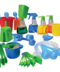Measure And Pour Water Play Kit For Kids 34 Piece Preschool Science Set With Measuring Cups Spoons Funnels Tubing Spray Bottles