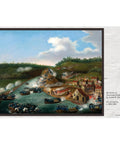 10 Poster Set Of American War Paintings For Social Studies Classrooms And K-12 Teachers, 12 X 18 Inch History Posters, battle scene painting