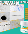 Premium Drywall Repair Kit With Fast Drying Spackle Paste for fixing wall scratches, holes, and stains in various surfaces.