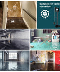 Heavy Duty Thermoplastic Pedestal Sump Pump 1/3 Horsepower 45 Gpm With Automatic Float Switch managing basement flooding scenarios.