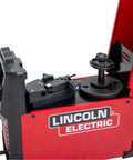 90i FC Flux Core Wire Feed Welder Weld-Pak Portable 120V Welding Machine With open metal case showing wire spool holder.