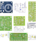 Circuit boards for Five-Project Soldering Practice Kit With DIY Electronics Projects Including Tesla Coil Wireless Light
