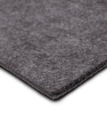 Corner detail of 4x6 Premium Luxury Non Slip Rug Pad One Quarter Inch Thick Dual Surface Felt And Rubber Grippy Safe For All Floors
