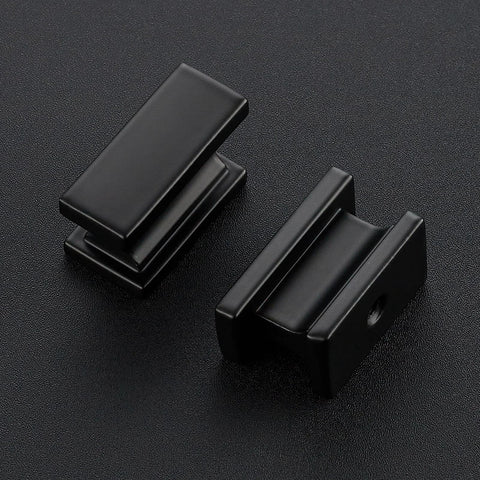 Matte Black Cabinet Knobs Set 10 Pack Durable Zinc Alloy Single Hole Cabinet Handles for Kitchen Cabinets