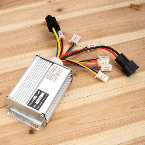48V 1000W Brushed Motor Controller For Electric Scooters Bicycles And Trikes With Black Battery Connector Terminal Plug