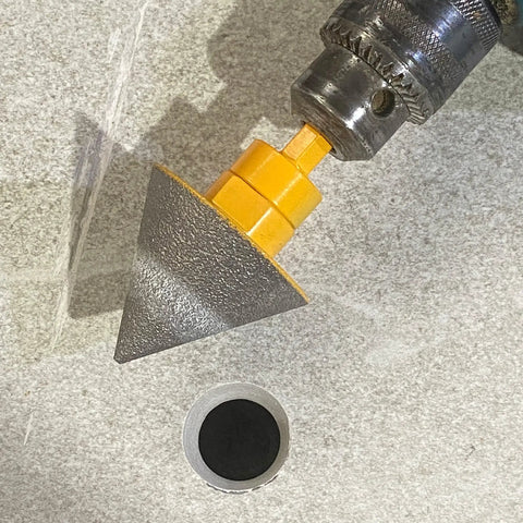 Diamond Countersink Chamfer Bit For Tile Marble Granite 48mm Beveling Drill Bit To Enlarge Shape And Trim Existing Holes