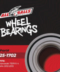 Close-up of Rear Wheel Bearing Kit For Kawasaki Teryx 4 4X4 UTV 2012 2022 Replacement 25-1702 packaging with logo