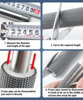 Instructions on using Five Pack Three Quarters Inch ID Foam Pipe Insulation Tubes Sixteen Point Nine Inch Length Grey All Weather