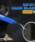 Pro Grade Deburring Tool Kit With 11 High Speed Steel Blades And A 360 Degree Rotary Head used on metal pipe