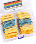 1300 Piece Resistor Kit With 1/2W 1% Metal Film Resistors From 1 Ohm To 3M Ohm 130 Values 10 Pieces Each with storage box