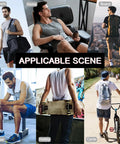 Sick Pattern Mens Hella Breathable Mesh Tank Top With Secure Hidden Pocket And Bold Blue Gears Design Lightweight Sleeveless Workout Vest For Gym Running Or Casual Chill in various settings.